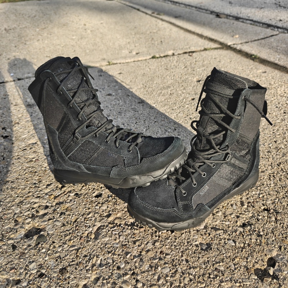 5.11 A.T.L.A.S. 8" TACTICAL BOOTS 12422 / BLACK 019 - Size 12 - New Without Box